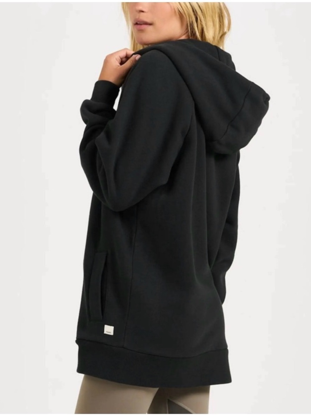 Vuori Black Restore Hoodie Full-Zip Sweatshirt XL - Picture 11 of 12